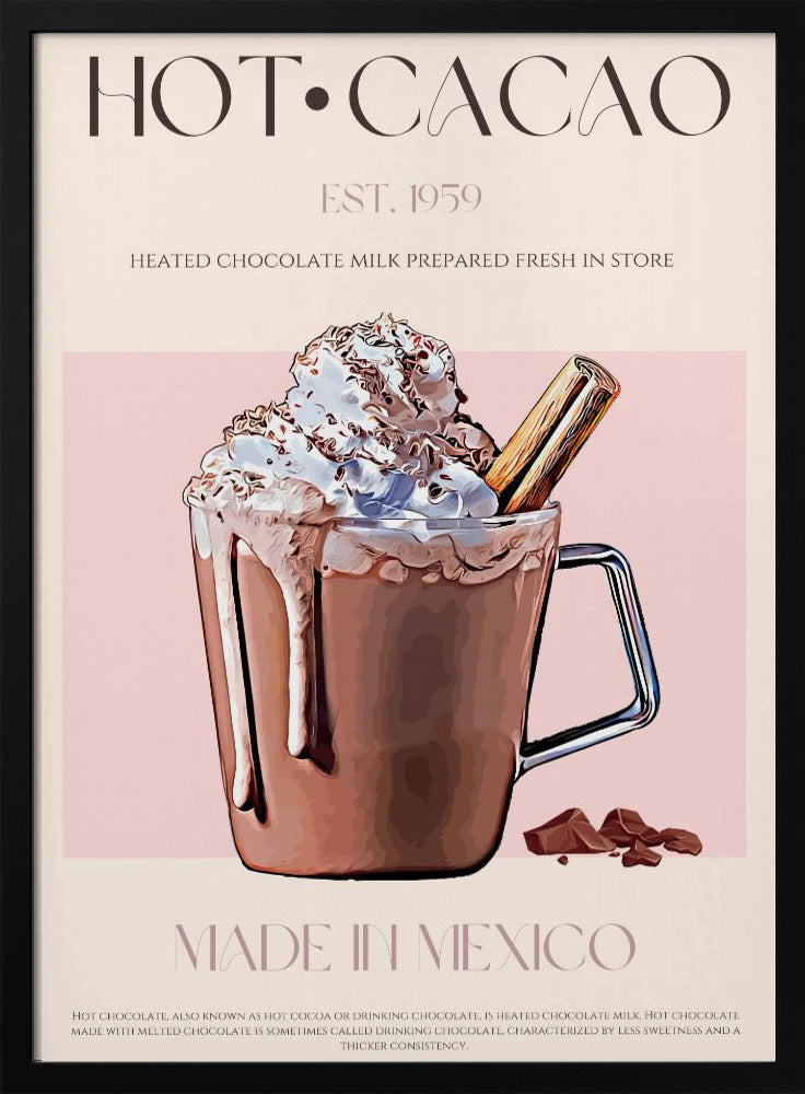 A Mug of Creamy Hot Cacao | Poster