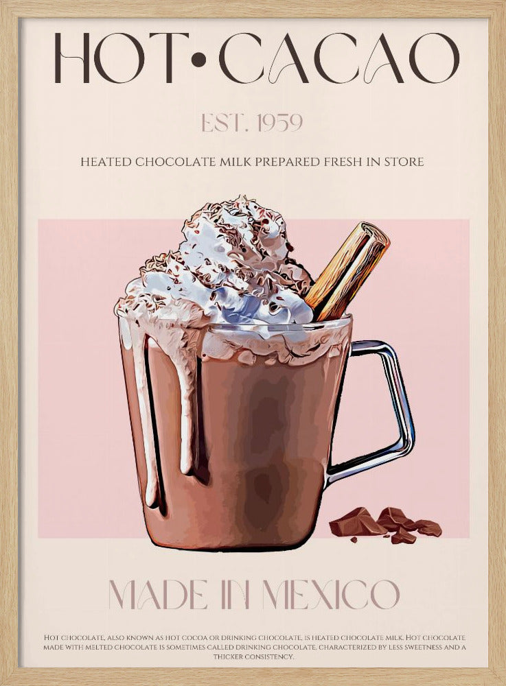 A Mug of Creamy Hot Cacao | Poster