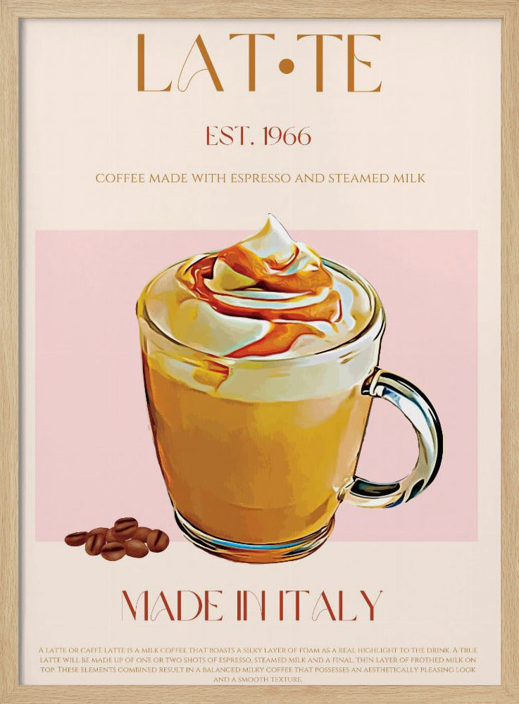 Creamy Latte Delight | Poster