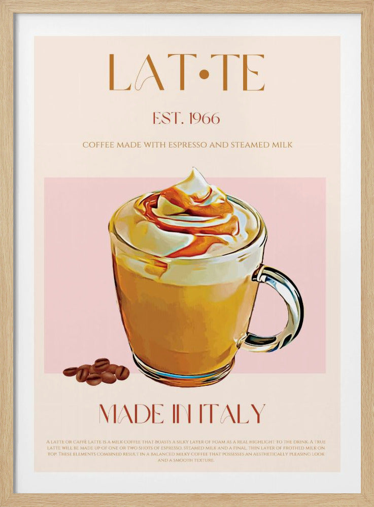 Creamy Latte Delight | Poster