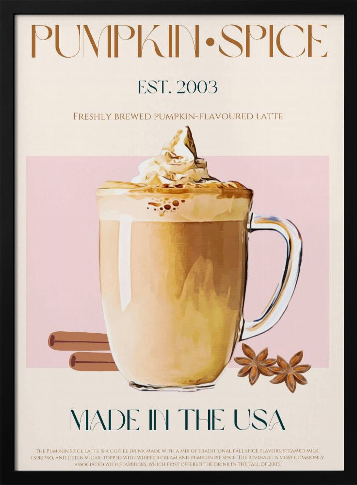 Autumn Latte Delight | Poster