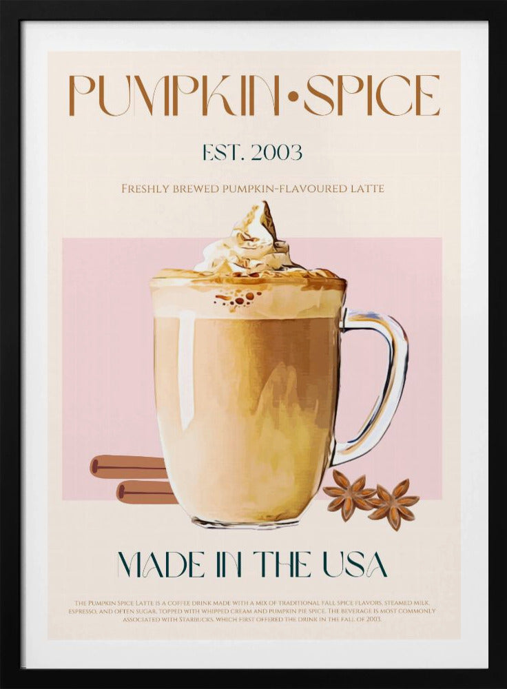 Autumn Latte Delight | Poster