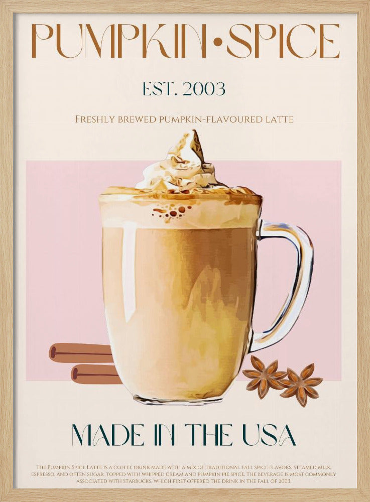 Autumn Latte Delight | Poster