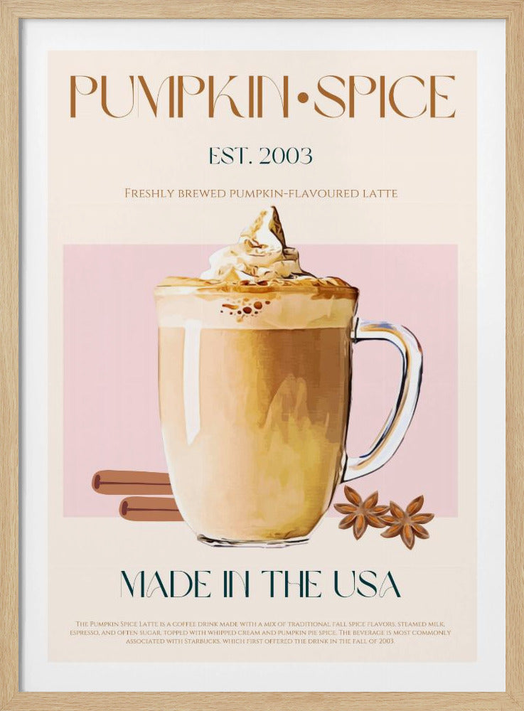 Autumn Latte Delight | Poster