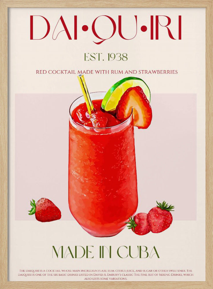 Cuban Daiquiri Delight | Poster