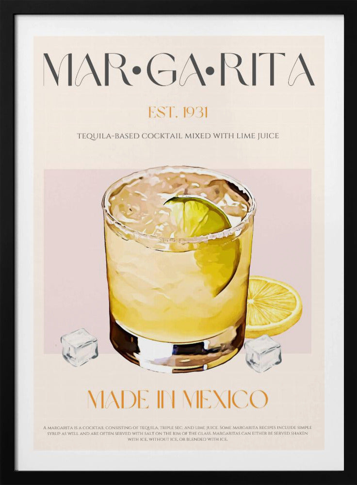 Margarita Print Cocktail | Poster