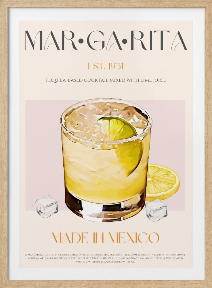 Margarita Print Cocktail | Poster