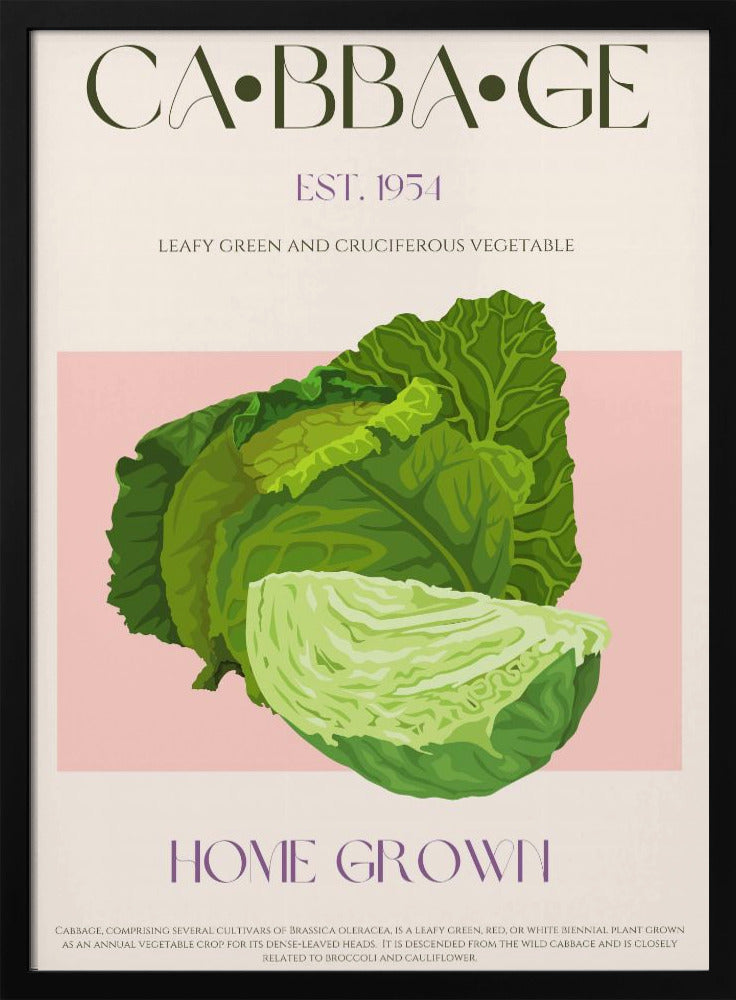 Crisp Cabbage Bliss | Poster