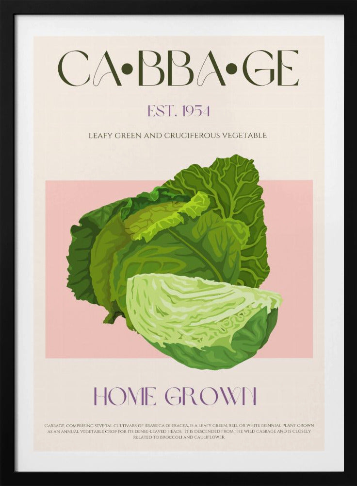 Crisp Cabbage Bliss | Poster