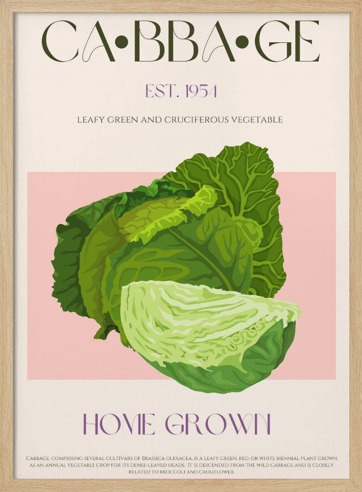 Crisp Cabbage Bliss | Poster