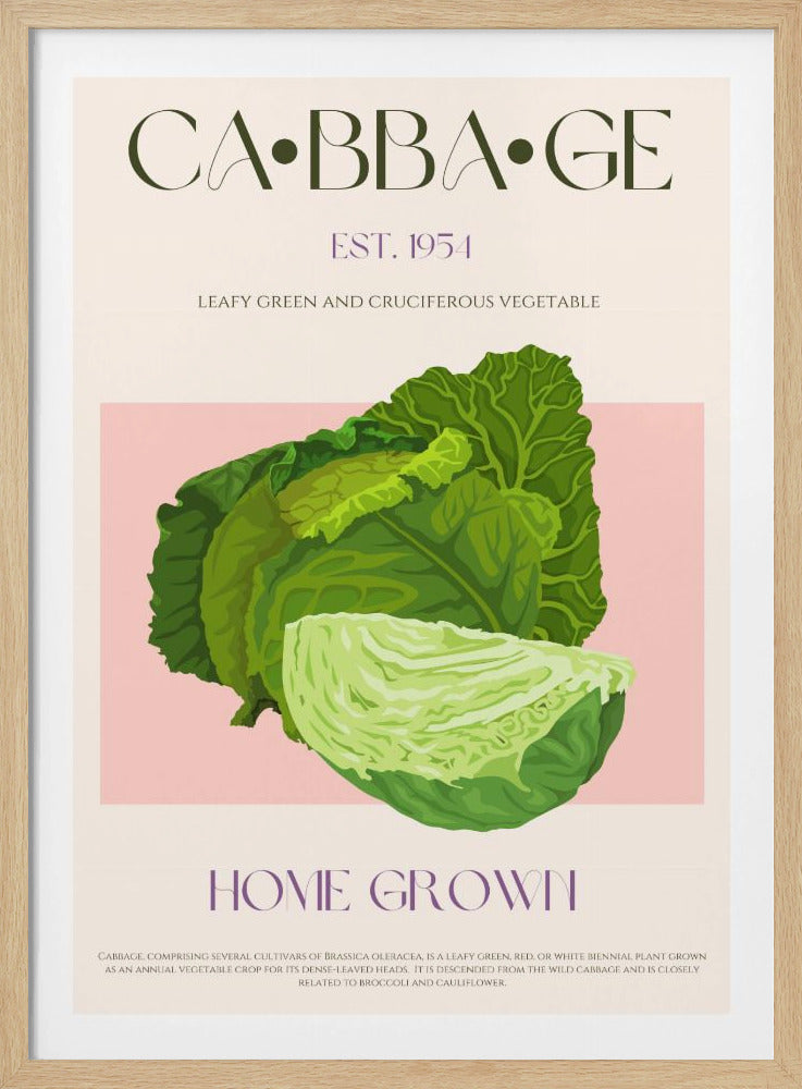 Crisp Cabbage Bliss | Poster