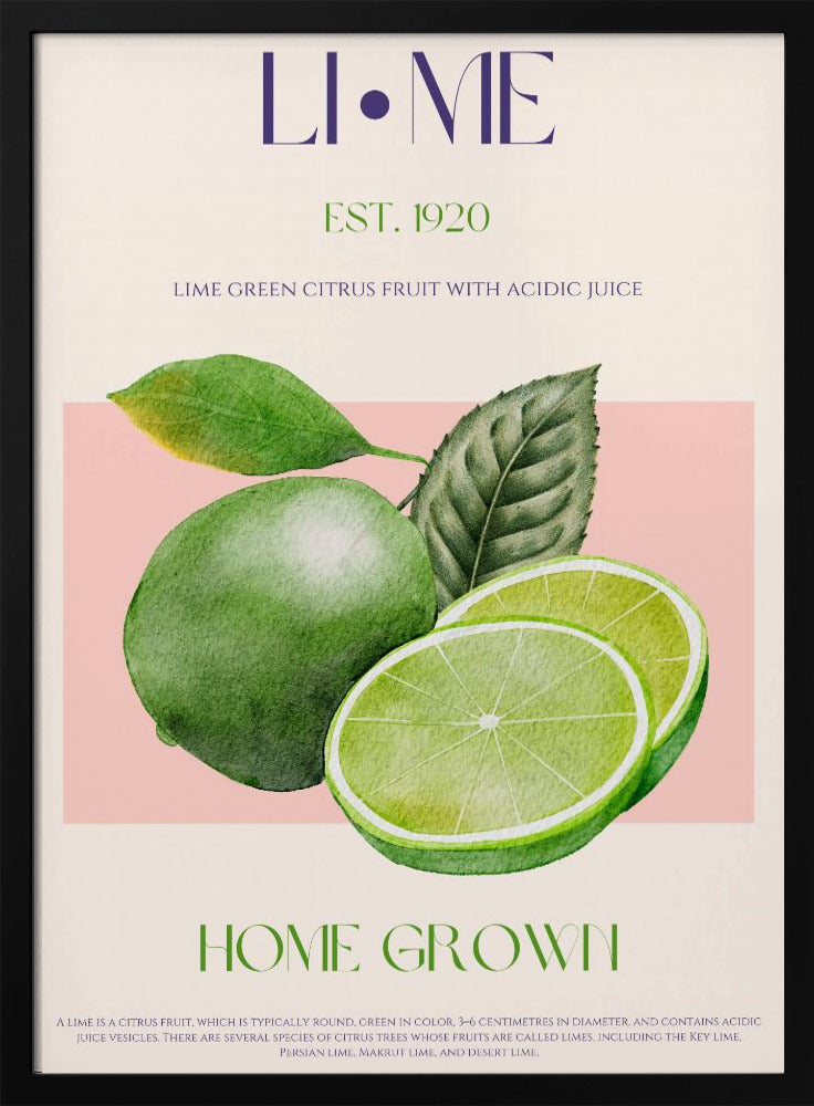 Zesty Green Delight | Poster