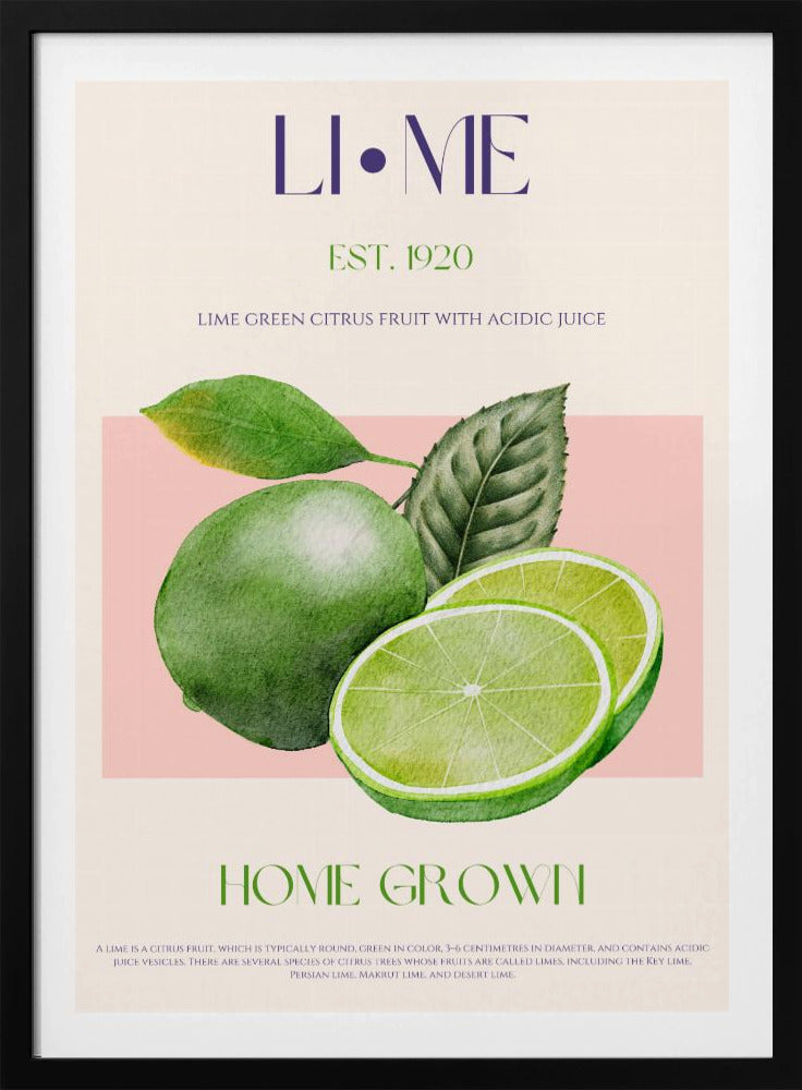 Zesty Green Delight | Poster