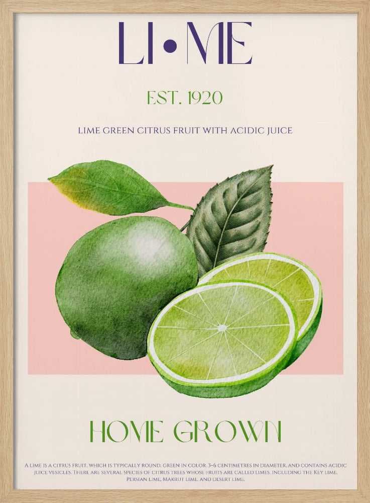 Zesty Green Delight | Poster