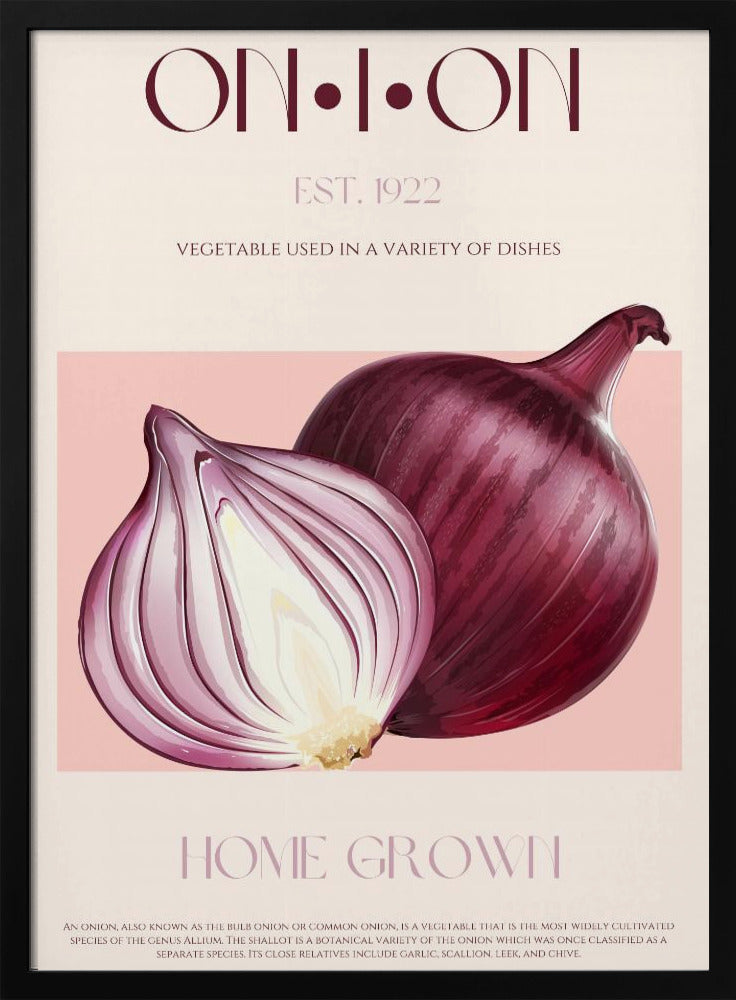 Onion Elegance | Poster