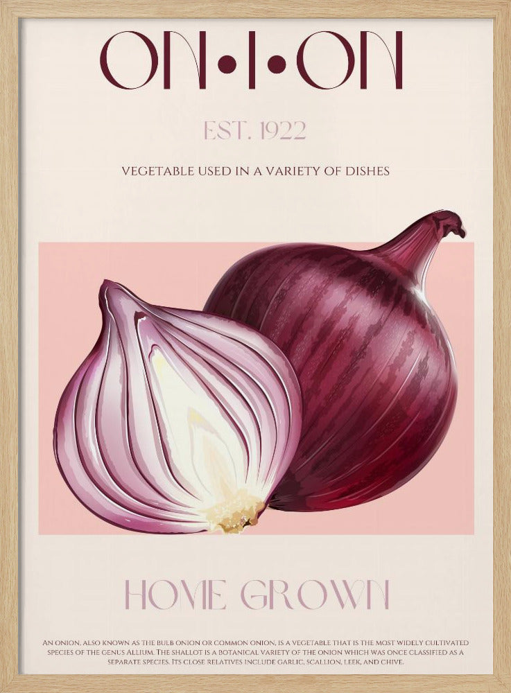 Onion Elegance | Poster