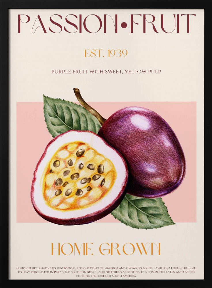 Vibrant Passionfruit | Poster