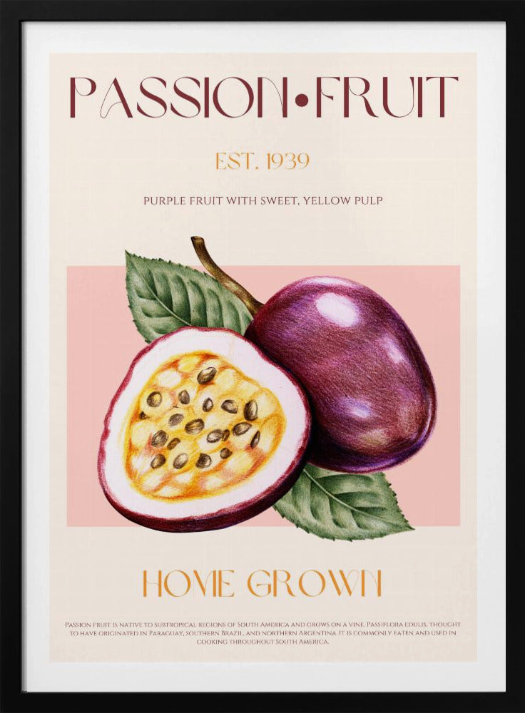 Vibrant Passionfruit | Poster