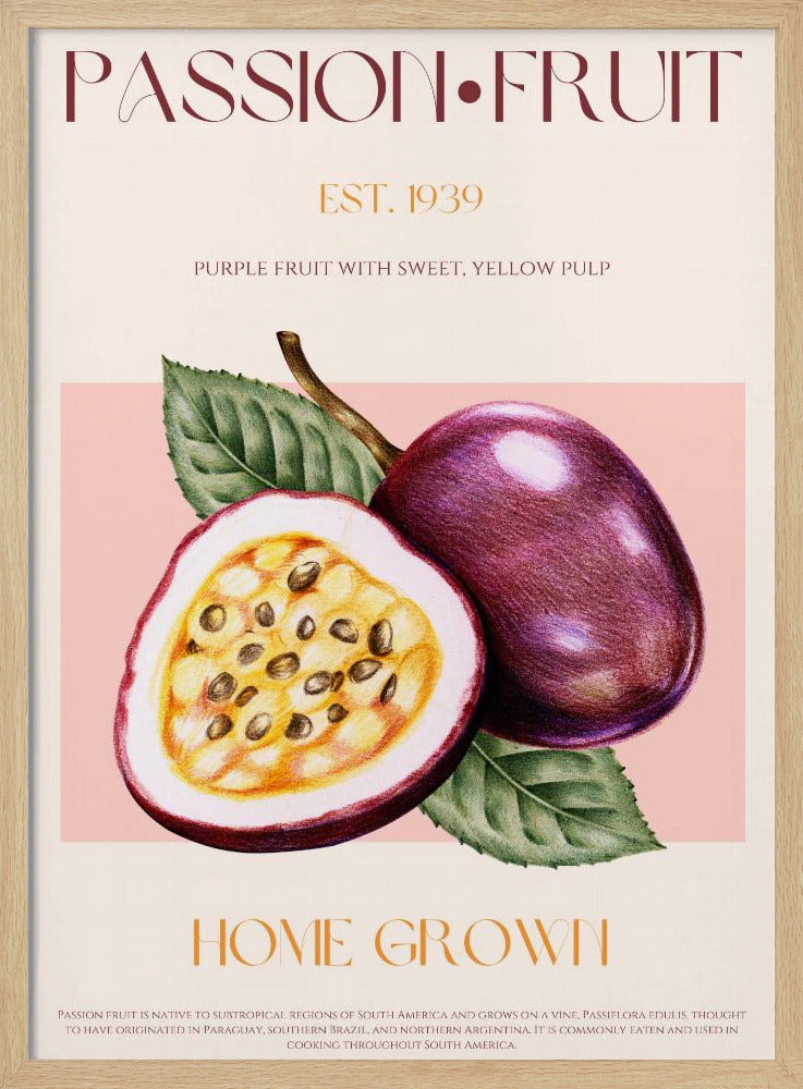 Vibrant Passionfruit | Poster