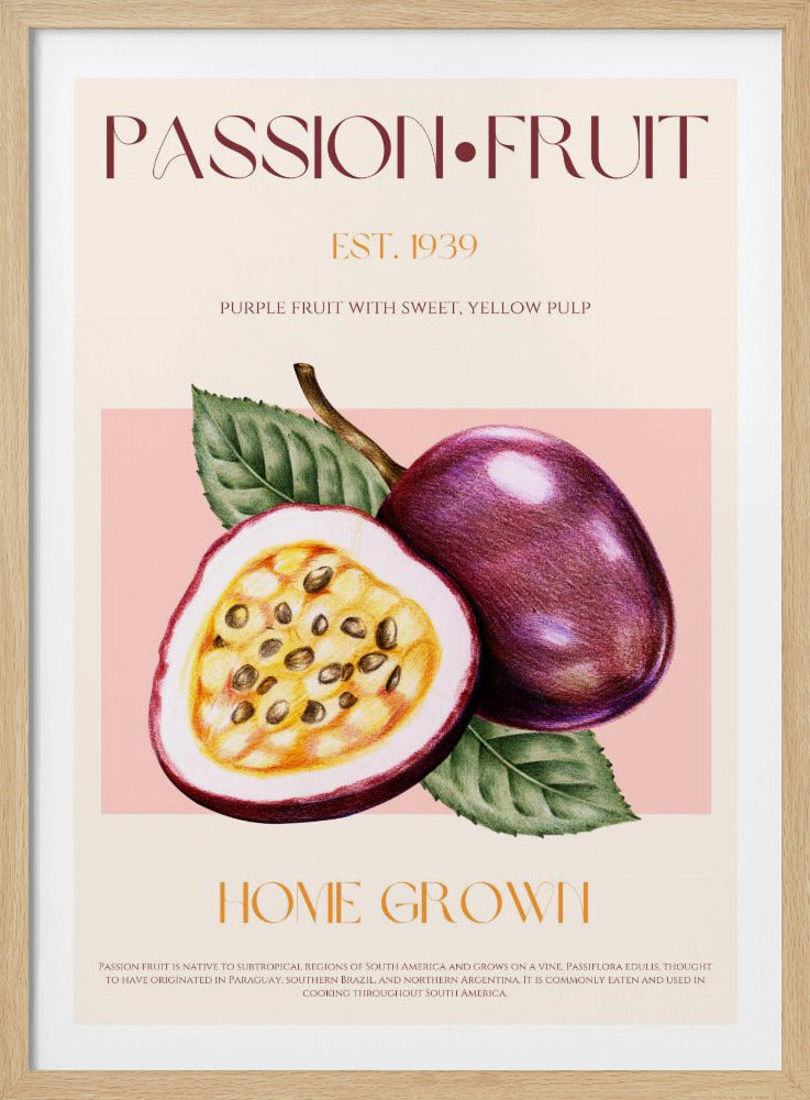 Vibrant Passionfruit | Poster