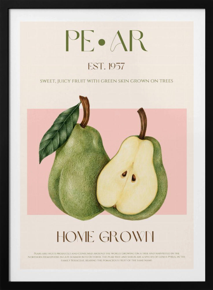 Juicy Pear Delight | Poster