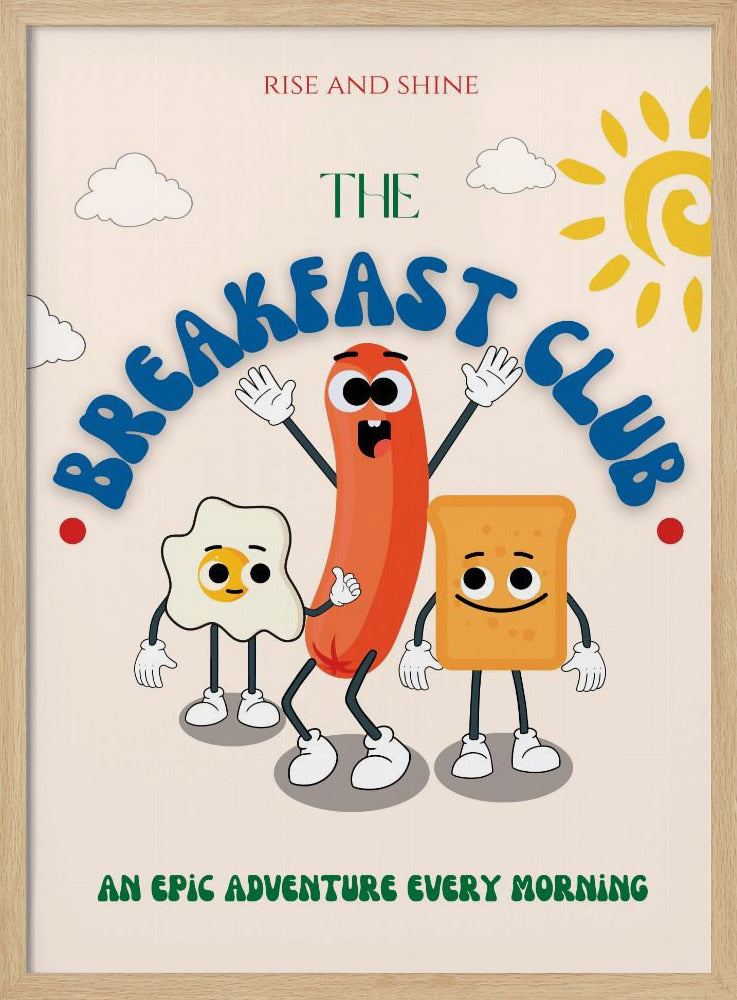 Breakfast-themed Cartoon | Poster