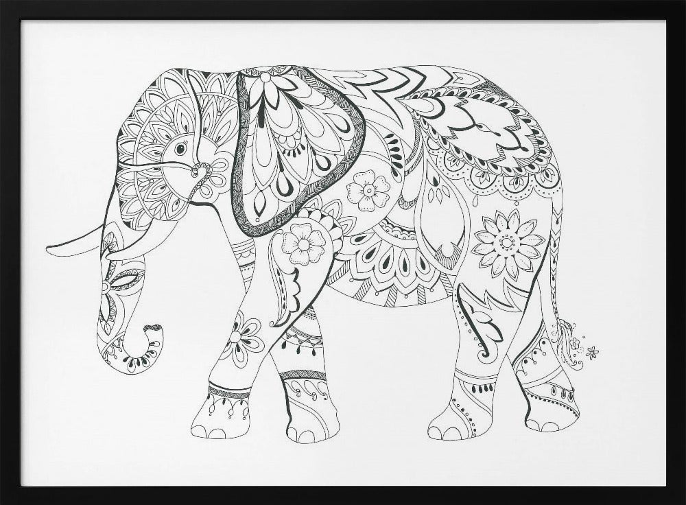 Elephant Mandala | Poster