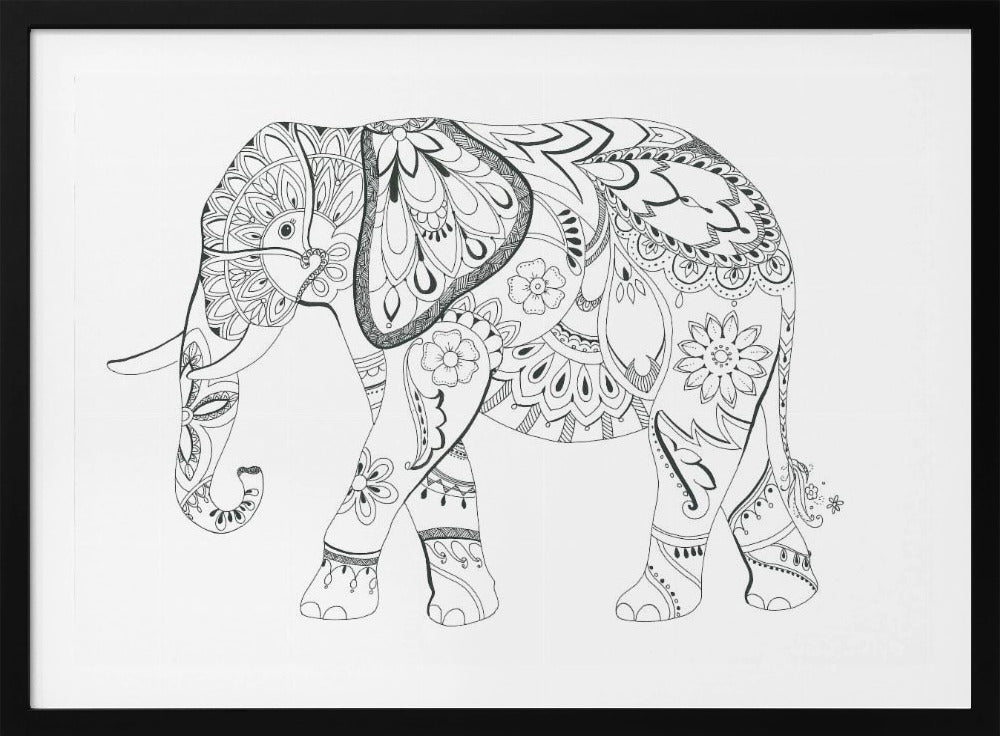 Elephant Mandala | Poster