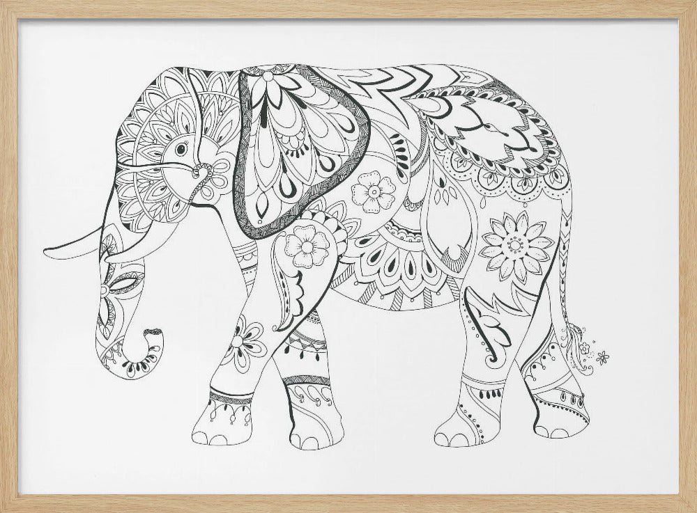 Elephant Mandala | Poster