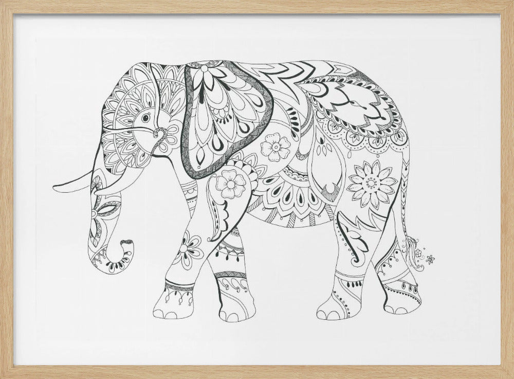 Elephant Mandala | Poster