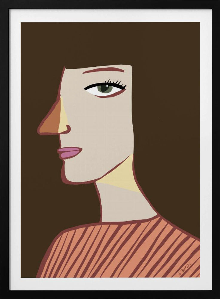 Woman profile | Poster