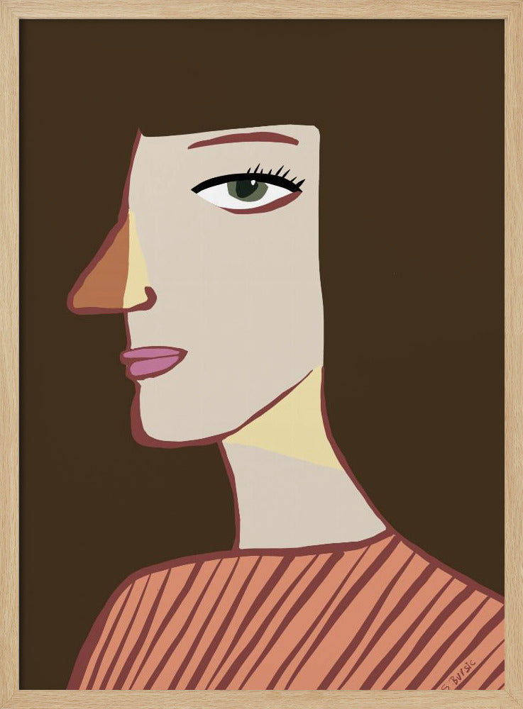 Woman profile | Poster