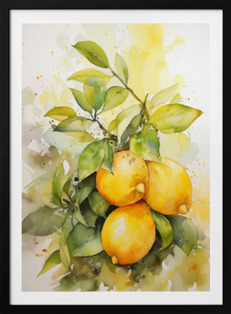 Lemons and Leaves | Poster