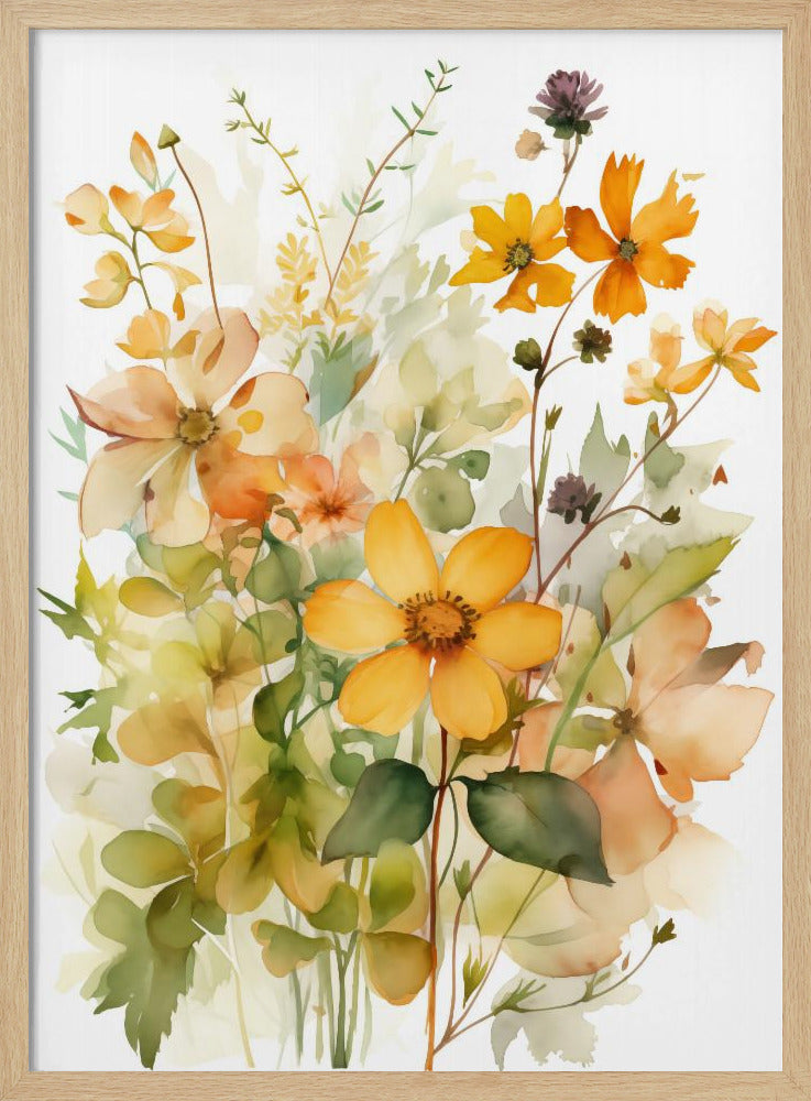 Summer Flowers No 4 | Poster