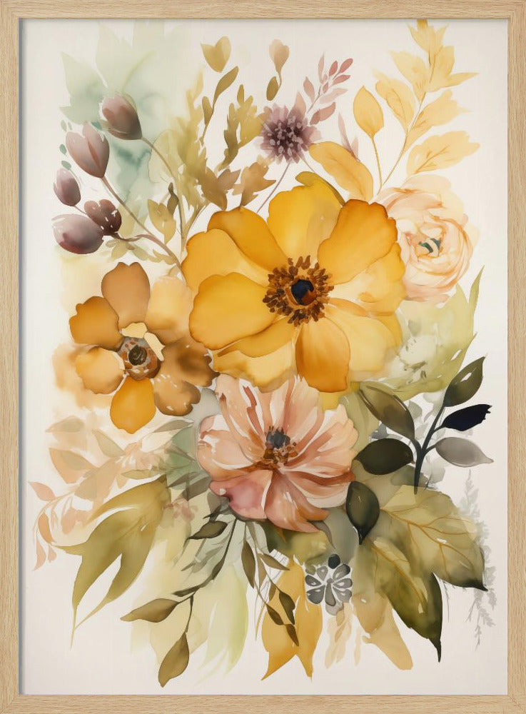 Summer Flowers No 5 | Poster