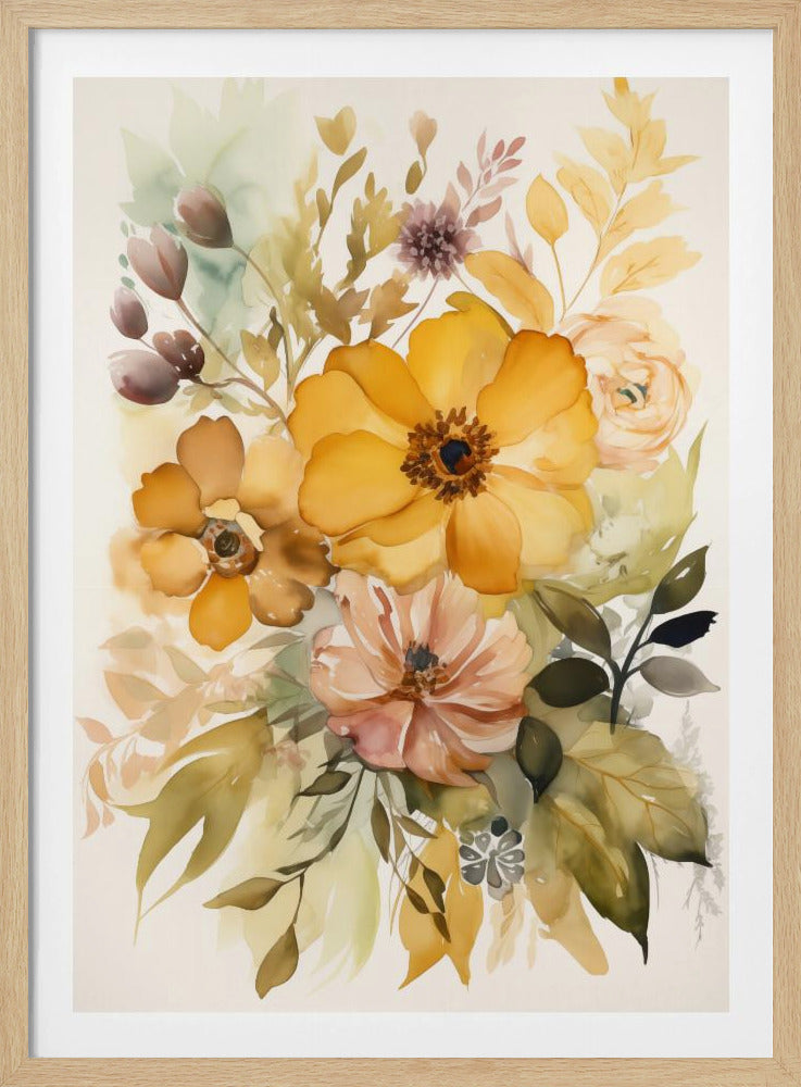 Summer Flowers No 5 | Poster