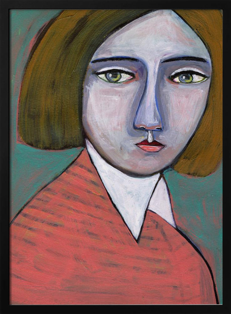 Lady in Melon Jumper | Poster