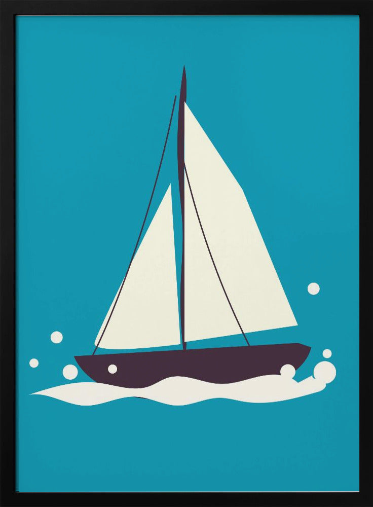 Sailboat On The Sea | Poster