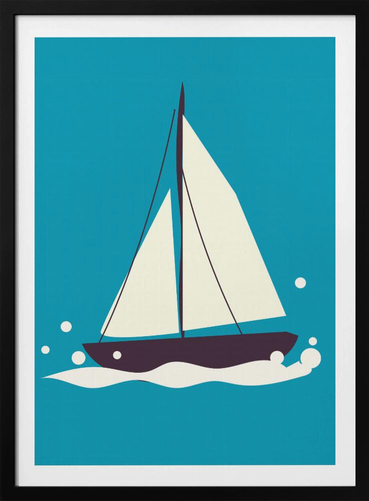 Sailboat On The Sea | Poster