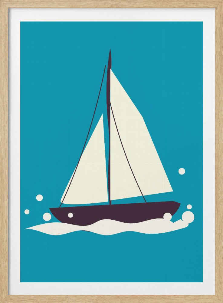 Sailboat On The Sea | Poster
