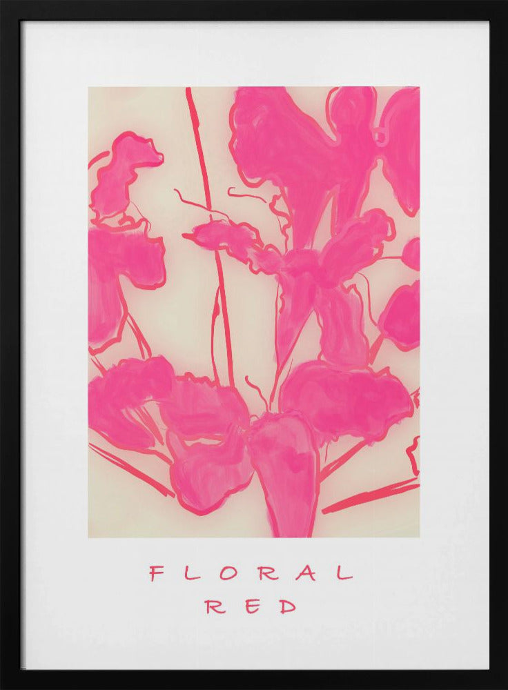 Floral Red | Poster