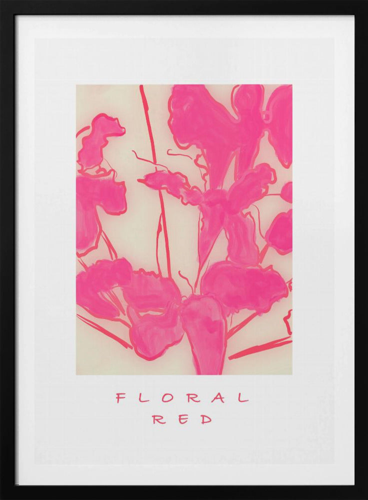 Floral Red | Poster
