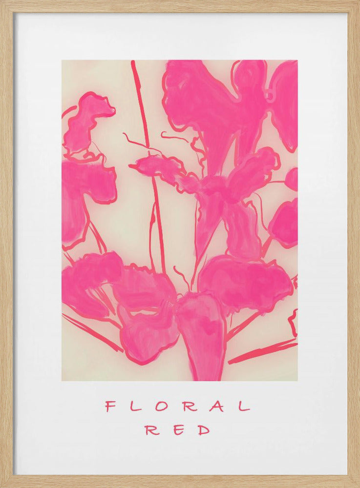 Floral Red | Poster