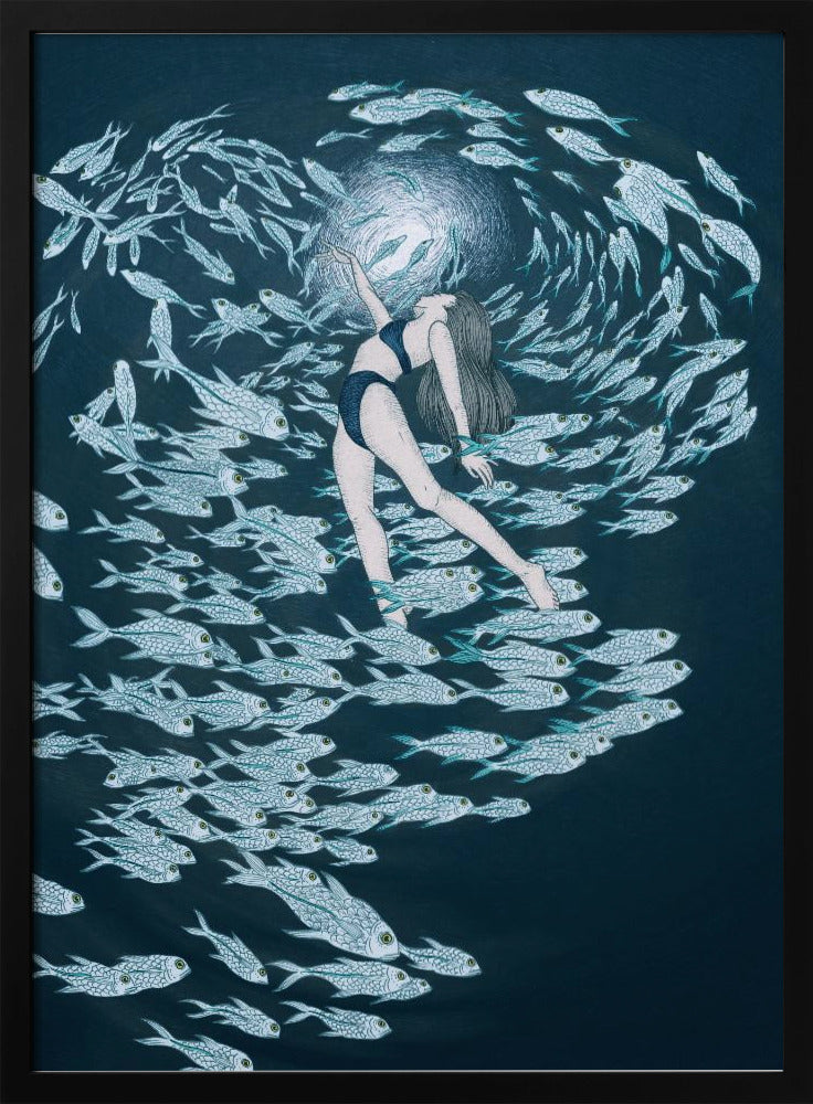 Even Fish Love the Sea Colour | Poster