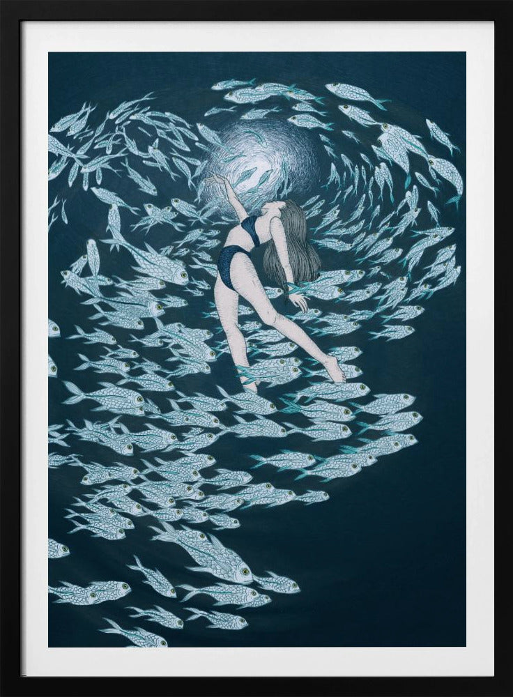 Even Fish Love the Sea Colour | Poster