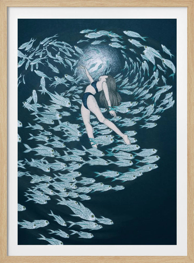 Even Fish Love the Sea Colour | Poster