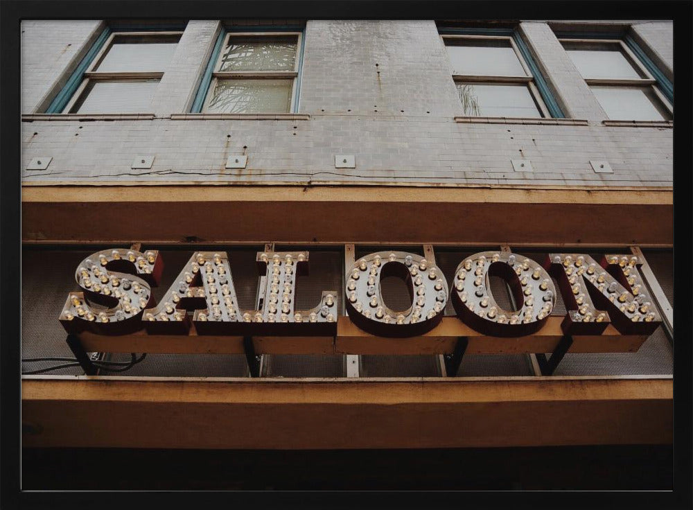 Vintage Saloon Sign | Poster