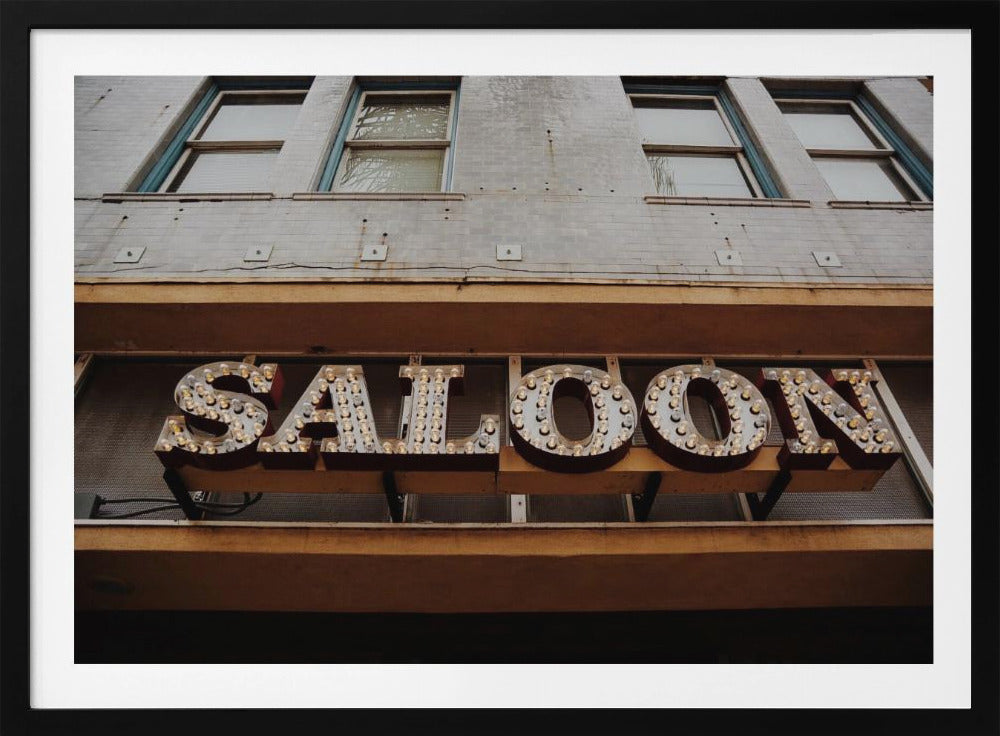 Vintage Saloon Sign | Poster