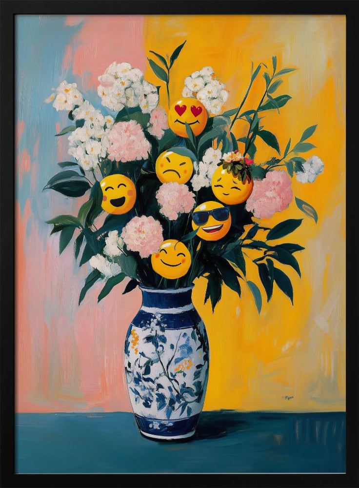 Floral Emojis | Poster