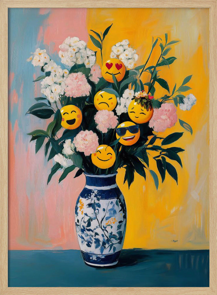 Floral Emojis | Poster
